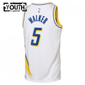 NBA Børn Trøje Indiana Pacers Jarace Walker 2025-26 Nike City Edition Hvid Swingman